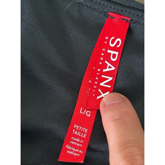 Spanx Faux Leather Leggings Black Size Large Petite - Picture 5 of 8